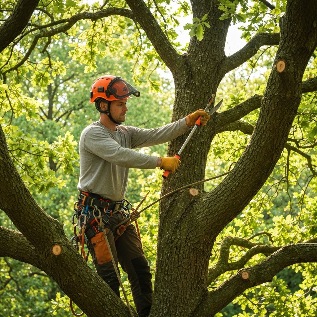 Arborist using Tree Life 360